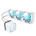 EAN 4719331557126 - GIGABYTE EAGLE 360 ICE Procesador Sistema de refrigeración líquida todo en uno 12 cm Blanco 4 pieza(s) imagen 2