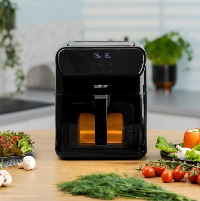 EAN 5908269356959 - Zelmer ZAF6500 freidora Sencillo 6,5 L 1500 W Freidora de aire caliente Negro imagen 5