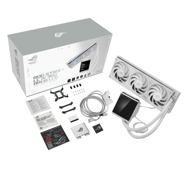 EAN 4711636582322 - ASUS ROG Strix LC IV 360 ARGB LCD White Edition Procesador Kit de refrigeración líquida 12 cm Blanco imagen 17