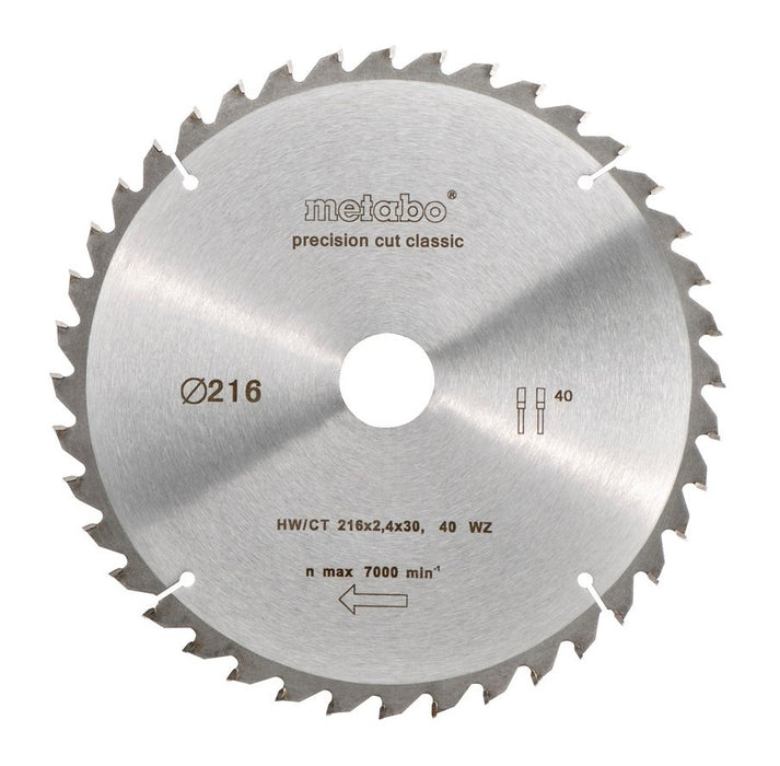 EAN 4007430241702 - Metabo 628060000 hoja de sierra circular 21,6 cm imagen 1