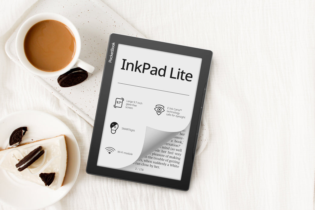 EAN 7640152096495 - PocketBook InkPad Lite lectore de e-book Pantalla táctil 8 GB Wifi Negro, Gris imagen 10