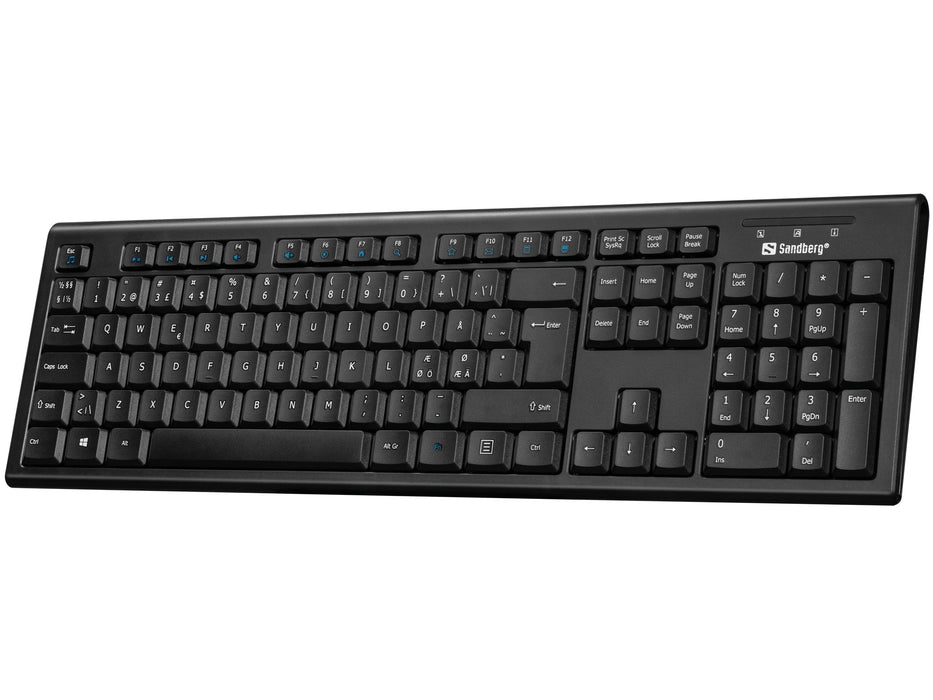 EAN 5705730631108 - Sandberg 631-10 teclado Oficina QWERTY Nórdico Negro imagen 1