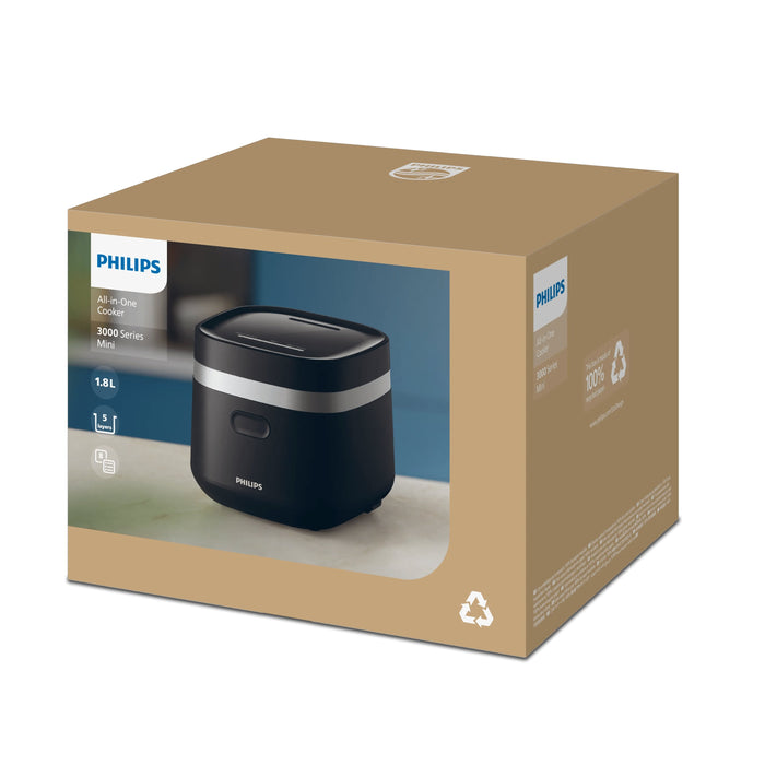 EAN 8720389055324 - Philips 3000 series HD3090/80 olla a presión Negro 436 W imagen 4