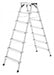 EAN 4007126865717 - Hailo 8657-007 escalera Escalera plegable Aluminio, Negro imagen 1