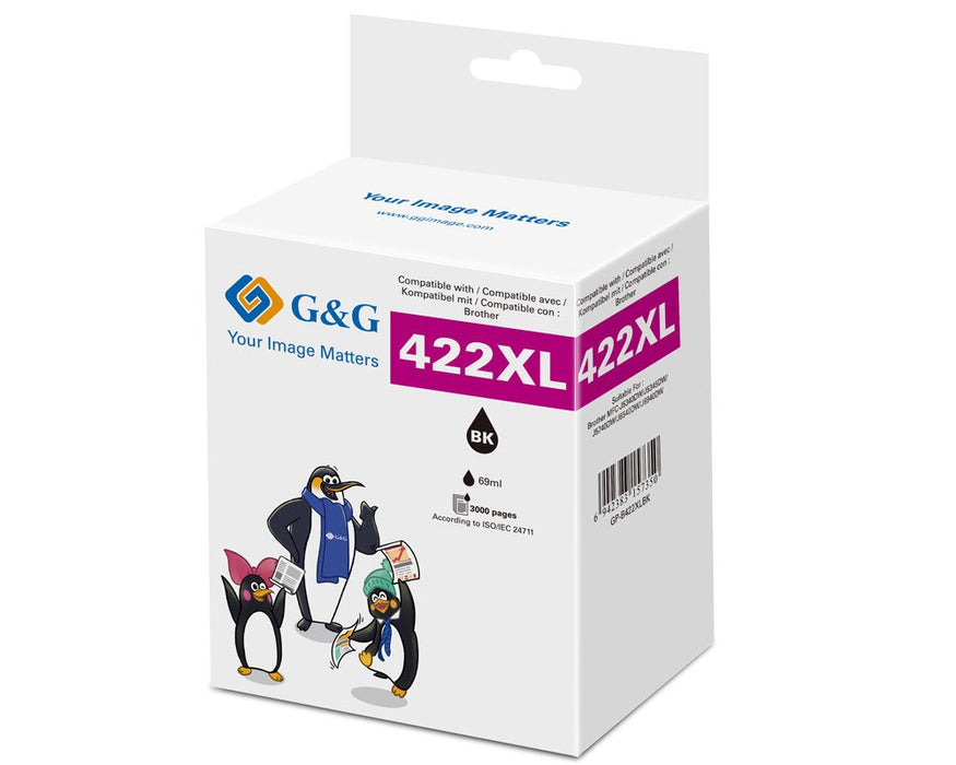 EAN 6942383157350 - G&G 20584 cartucho de tinta 1 pieza(s) Compatible Alto rendimiento (XL) Negro imagen 3