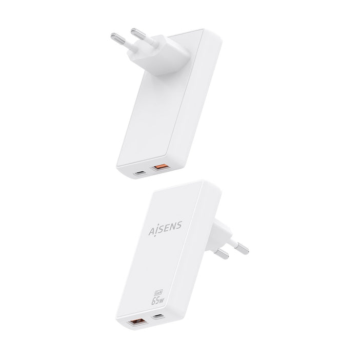 EAN 8435739904183 - AISENS ASCH-65W2P076-W cargador de dispositivo móvil Cámara digital, Teléfono móvil, Portátil, Smartphone imagen 3