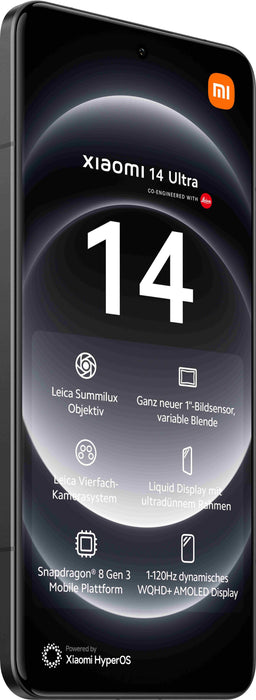 EAN 6941812763124 - Xiaomi 14 Ultra 17,1 cm (6.73") SIM doble 5G USB Tipo C 16 GB 512 GB 5000 mAh Negro imagen 3