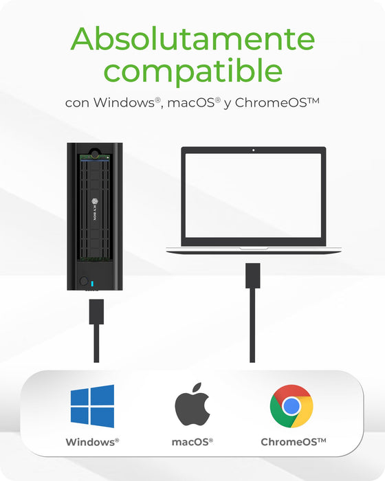 EAN 4250078172864 - ICY BOX IB-180MC-C31 Caja externa para unidad de estado sólido (SSD) Negro M.2 imagen 7
