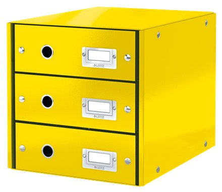 EAN 4002432122417 - Leitz Click & Store WOW Caja de cartón Amarillo imagen 1
