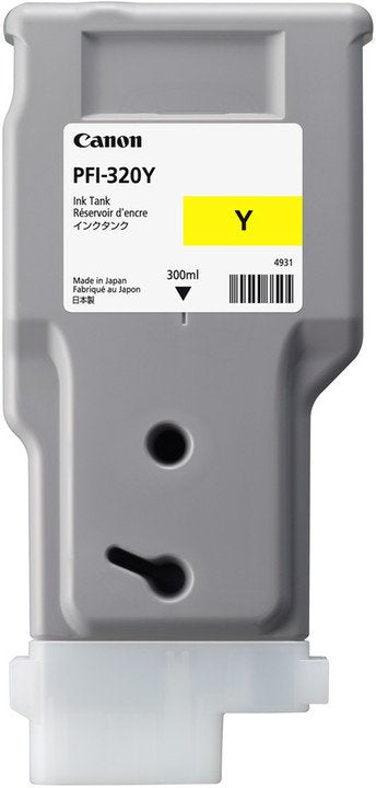 EAN 4549292112436 - Canon PFI-320Y cartucho de tinta 1 pieza(s) Original Amarillo imagen 1