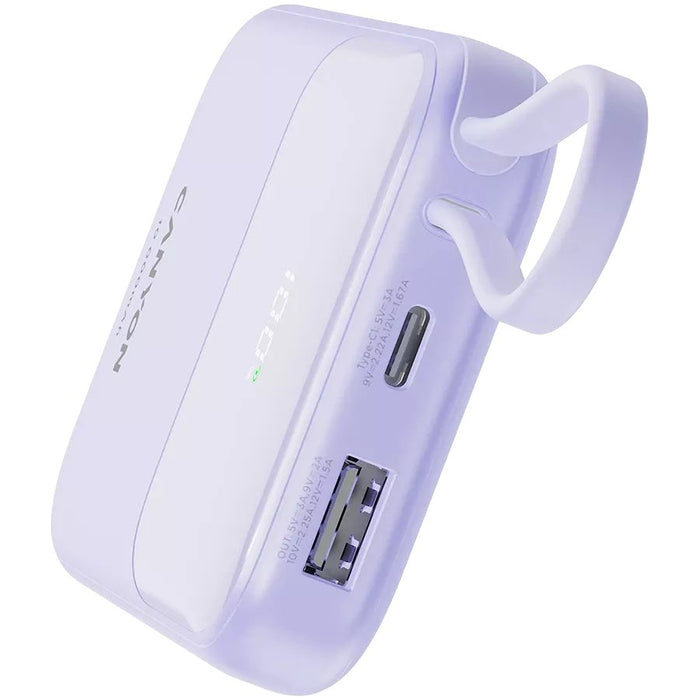 EAN 5291485017378 - Canyon power bank OnPower 101 built-in cable 10000 mAh PD22.5W Violetin Ión de litio Púrpura imagen 6
