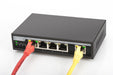 EAN 4016032380467 - Digitus DN-95320 switch Gestionado Fast Ethernet (10/100) Energía sobre Ethernet (PoE) Negro imagen 3