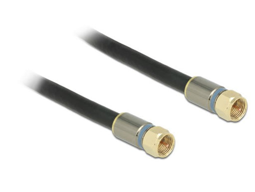 EAN 4043619889501 - DeLOCK 88950 cable coaxial RG-6/U 10 m F plug Negro imagen 1