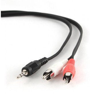 EAN 8716309024525 - Gembird 10m, 3.5mm/2xRCA, M/M cable de audio 3,5mm Negro, Rojo, Blanco imagen 1