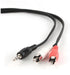 EAN 8716309024525 - Gembird 10m, 3.5mm/2xRCA, M/M cable de audio 3,5mm Negro, Rojo, Blanco imagen 1