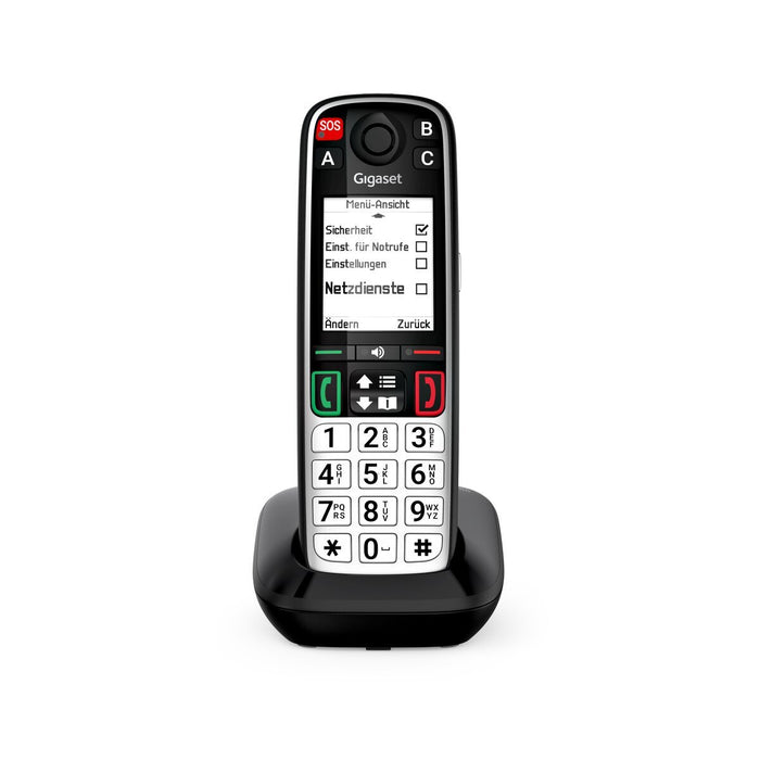 EAN 4255781906720 - Gigaset EASY 500 Teléfono DECT/analógico Identificador de llamadas Negro, Plata imagen 7
