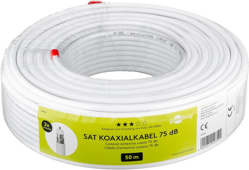 EAN 4040849497612 - Goobay 49761 cable coaxial 20 m No Blanco imagen 2
