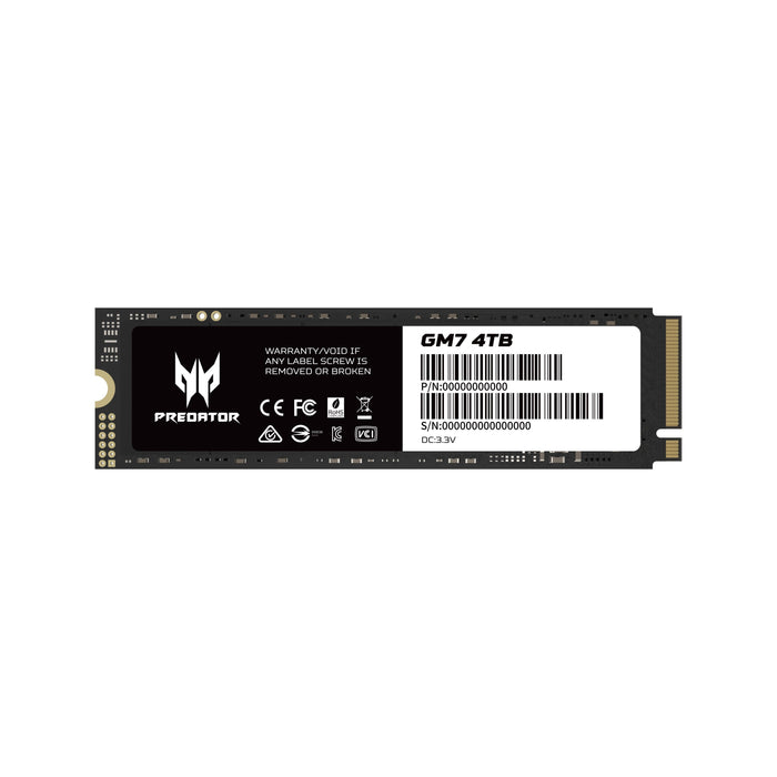 EAN 6955914619142 - Predator GM7-4TB M.2 PCI Express 4.0 NVMe imagen 1