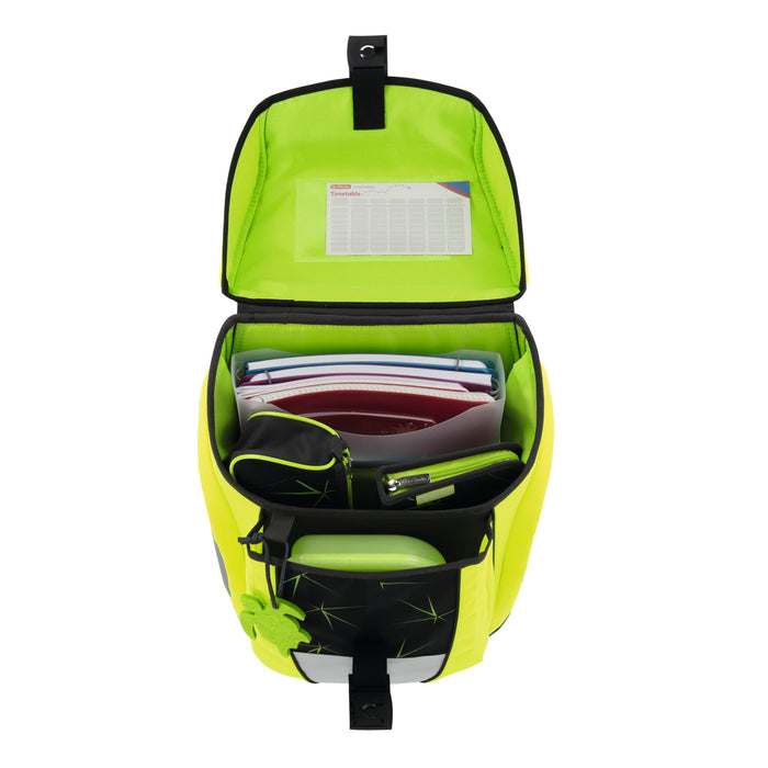 EAN 4008110370675 - Herlitz FiloActive Plus DIN Wild Life juego de mochila escolar Niño Poliéster Negro, Verde imagen 6