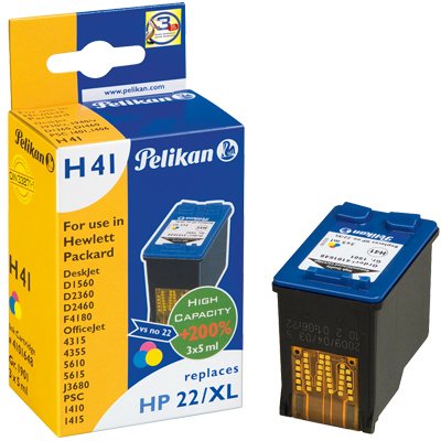 EAN 4018474101648 - Pelikan H41 cartucho de tinta 3 pieza(s) Rendimiento estándar Cian, Magenta, Amarillo imagen 1