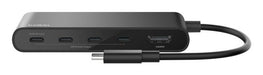 EAN 0745883924257 - Belkin AVC021HQBK hub de interfaz USB Tipo C 10000 Mbit/s Negro imagen 2
