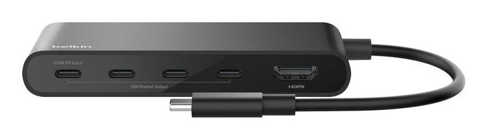 EAN 0745883924257 - Belkin AVC021HQBK hub de interfaz USB Tipo C 10000 Mbit/s Negro imagen 2