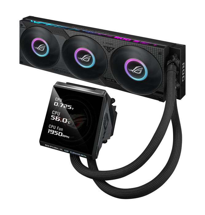 EAN 4711636385961 - ASUS ROG Strix LC IV 360 ARGB LCD Procesador Kit de refrigeración líquida 12 cm Negro imagen 6