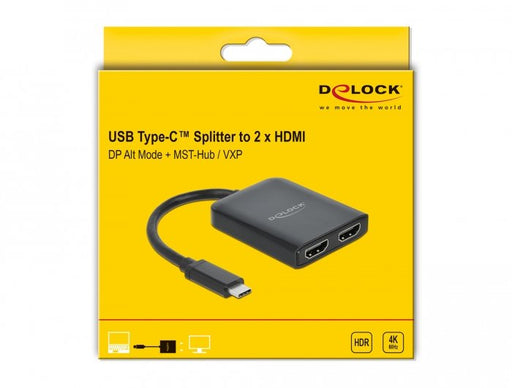 EAN 4043619877553 - DeLOCK 87755 divisor de video 2x HDMI imagen 2