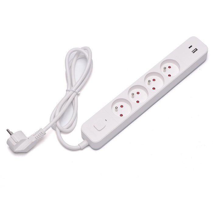 EAN 5901986047865 - Savio LZ-114 4 salidas AC Tipo E 1,5 m 2 3680 W Blanco imagen 5