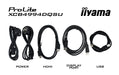 EAN 4948570127993 - iiyama ProLite XCB4994DQSU-B1 pantalla para PC 124,5 cm (49") 5120 x 1440 Pixeles Dual QHD LCD Negro imagen 12