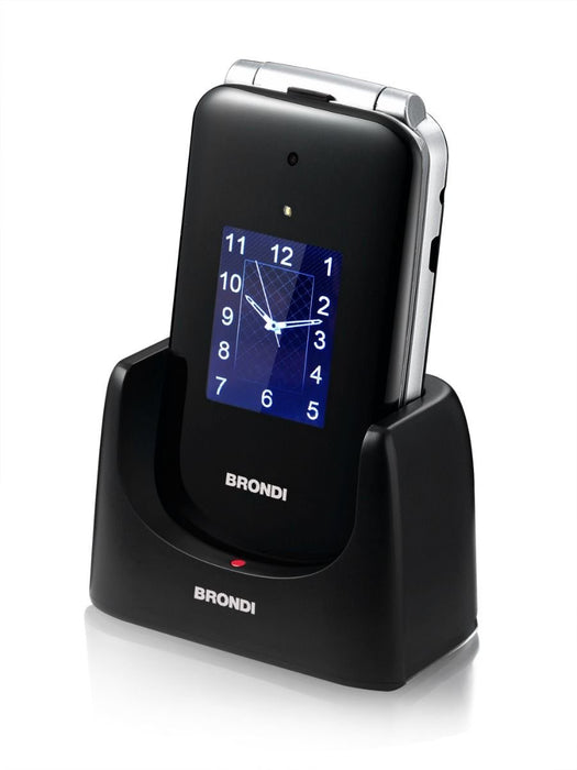 EAN 8015908770902 - Brondi Amico Supervoice 7,11 cm (2.8") Negro Teléfono para personas mayores imagen 2