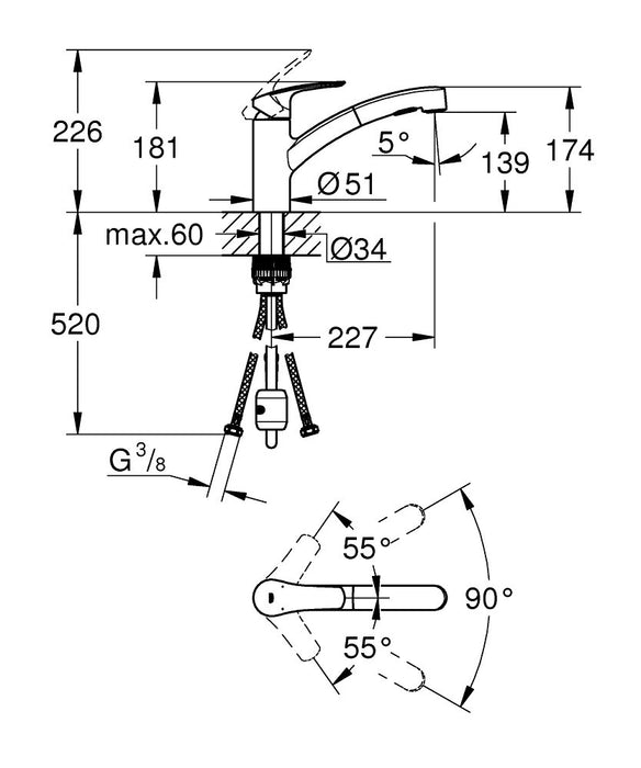 EAN 4005176635465 - GROHE Eurosmart Cromo imagen 4