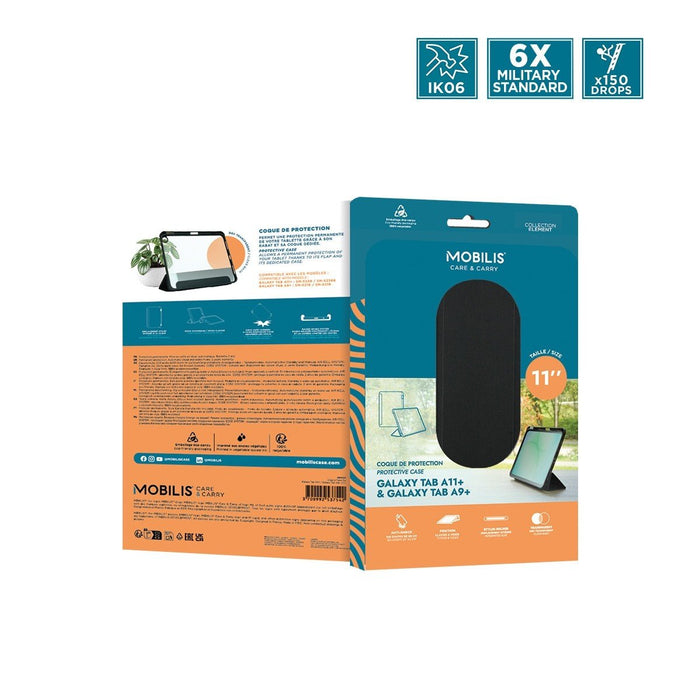 EAN 3700992537542 - Mobilis 060021 funda para tablet 27,9 cm (11") Libro Negro, Transparente imagen 3