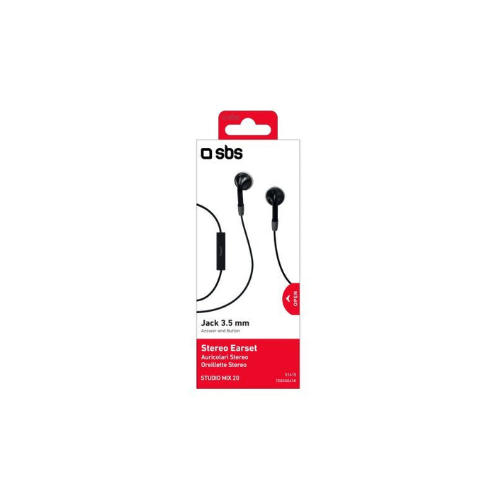 EAN 8018417151415 - SBS TE0CSE41K auricular y casco Auriculares Alámbrico Dentro de oído Música Negro imagen 2