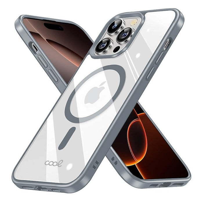 EAN 8434847075556 - COOL Accesorios COOL funda para teléfono móvil 17,5 cm (6.9") Plata, Transparente imagen 2
