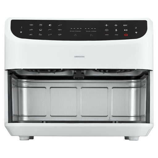 EAN 4061275214857 - MEDION LIFE P20 Doble 8,7 L 2600 W Freidora de aire caliente Blanco imagen 2