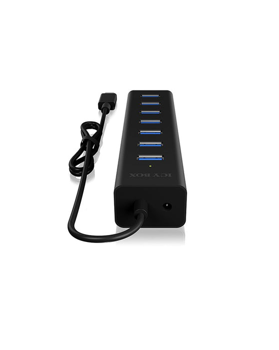 EAN 4250078165897 - ICY BOX IB-HUB1700-C3 USB 3.2 Gen 1 (3.1 Gen 1) Type-C 5000 Mbit/s Negro imagen 6