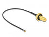 EAN 4043619126552 - DeLOCK 12655 cable coaxial 0,1 m Negro imagen 1
