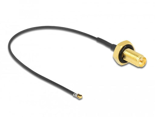 EAN 4043619126552 - DeLOCK 12655 cable coaxial 0,1 m Negro imagen 1