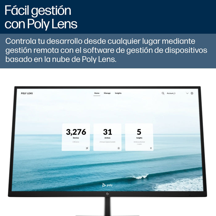 EAN 198122618439 - HP Poly Studio V52 USB Video Bar No Radio or Power Cord TAA Blanco 3840 x 2160 Pixeles 60 pps imagen 7