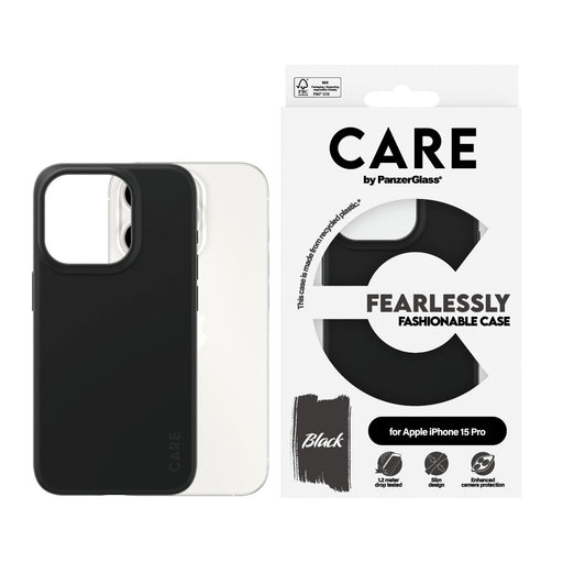 EAN 5715685005657 - PanzerGlass CARE™ by ® Case Black iPhone 15 Pro funda para teléfono móvil Negro imagen 2