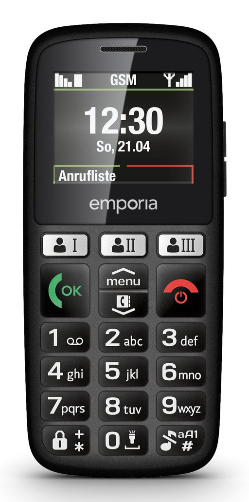 EAN 9005613162870 - Emporia emporiaHAPPY 4,6 cm (1.81") 70 g Negro Teléfono básico imagen 2