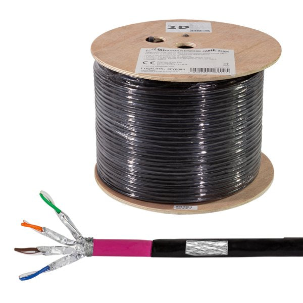 EAN 4052792068115 - LogiLink CPV0083 cable de red Negro 250 m Cat7 S/FTP (S-STP) imagen 5