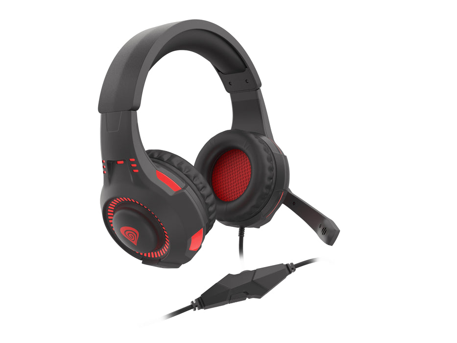 EAN 5901969437331 - GENESIS Radon 210 Auriculares Alámbrico Diadema Juego USB tipo A Negro, Rojo imagen 1