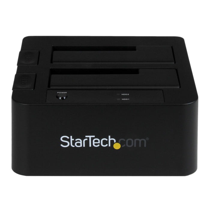 EAN 0065030855891 - StarTech.com SDOCK2U33EB base de conexión para disco duro USB 3.2 Gen 1 (3.1 Gen 1) Type-B Negro imagen 2