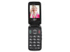 EAN 8011000039657 - Trevi FLEX 50 C 6,1 cm (2.4") 150 g Negro Teléfono para personas mayores imagen 1