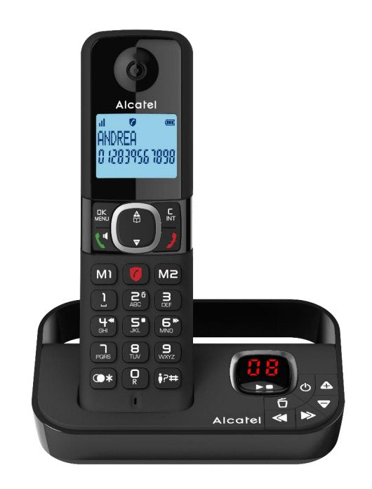 EAN 3700601423426 - Alcatel F860 Voice Teléfono analógico Identificador de llamadas Negro imagen 1
