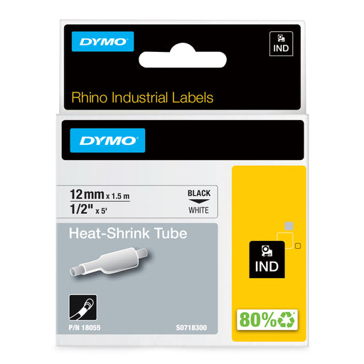 EAN 0071701180551 - DYMO RhinoPRO Heat shrink tubes cinta para impresora de etiquetas D1 imagen 1