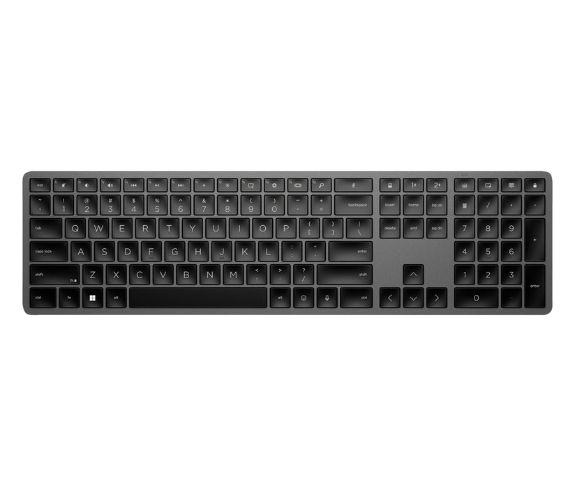 EAN 5715328187412 - HP 975 USB+BT Dual-Mode Wireless Keyboard teclado RF Wireless + Bluetooth Negro imagen 1