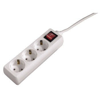 EAN 4047443182494 - Hama 00108815 limitador de tensión Blanco 3 salidas AC 230 V 5 m imagen 1